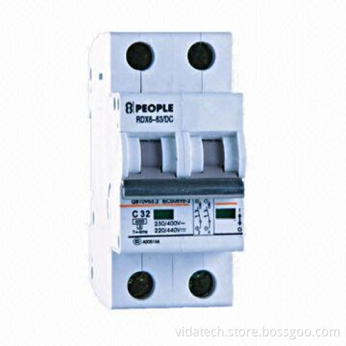 Miniature circuit current protect breakers, different level